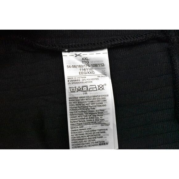 Gap Women's Plus Size XXL Black Pullover Sweater Polyester High Neck Solid - Picture 9 of 9